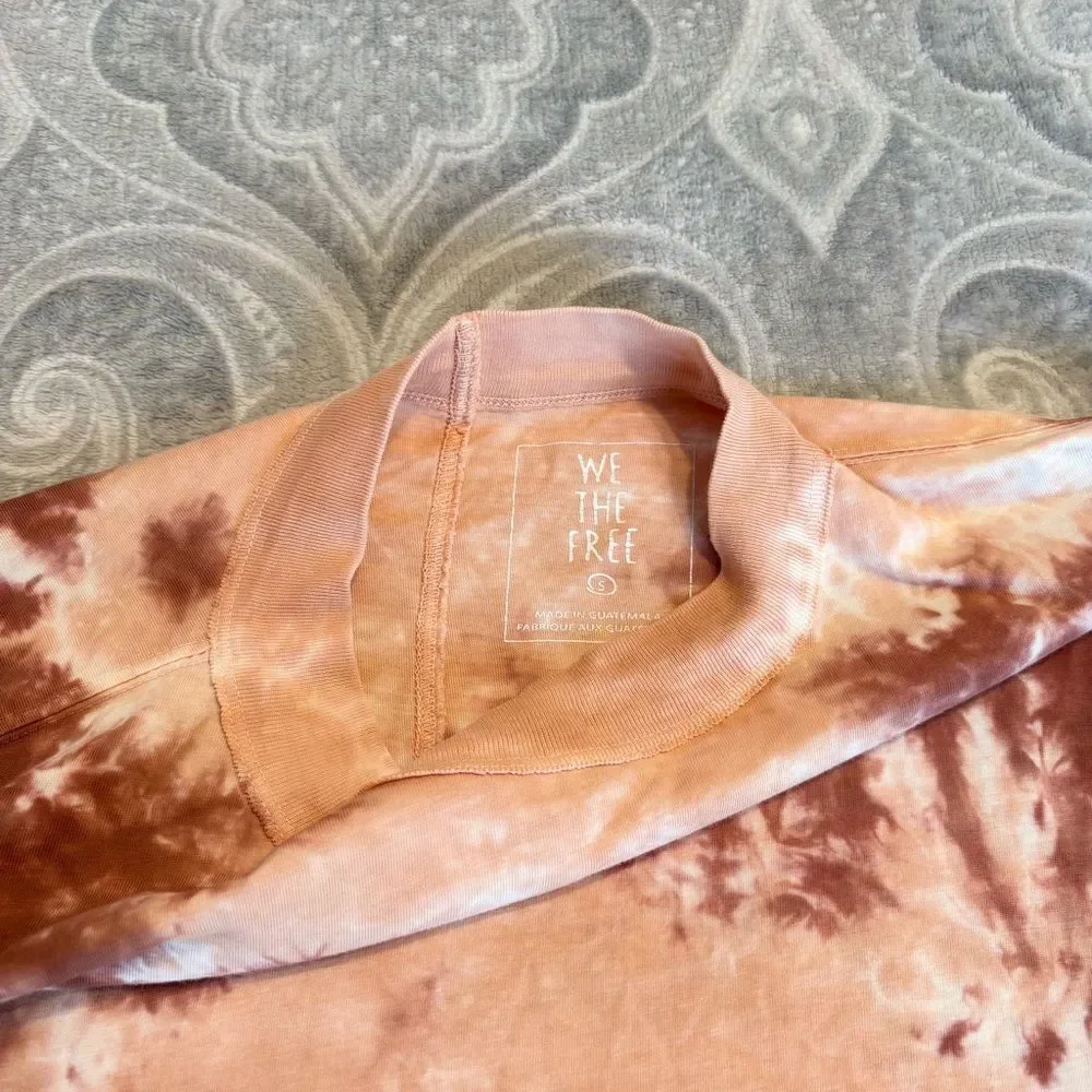 Free People Tie-Dye Long Sleeve Top